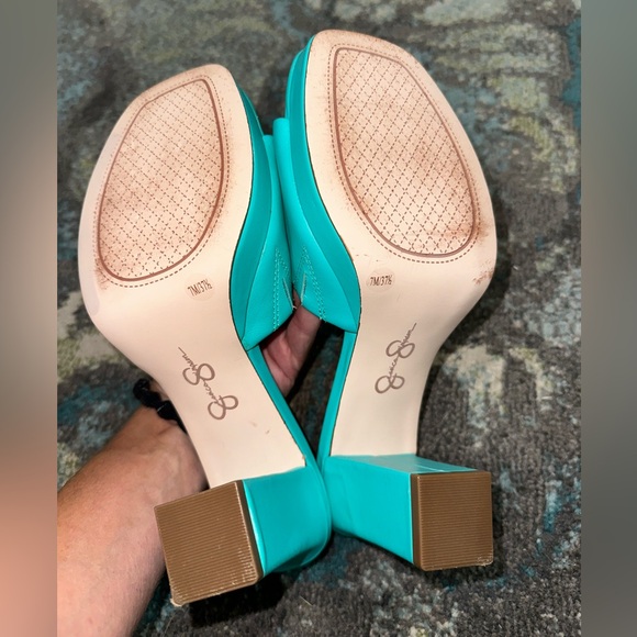 🩵Teal Jessica Simpson Heels🩵 - Picture 7 of 8